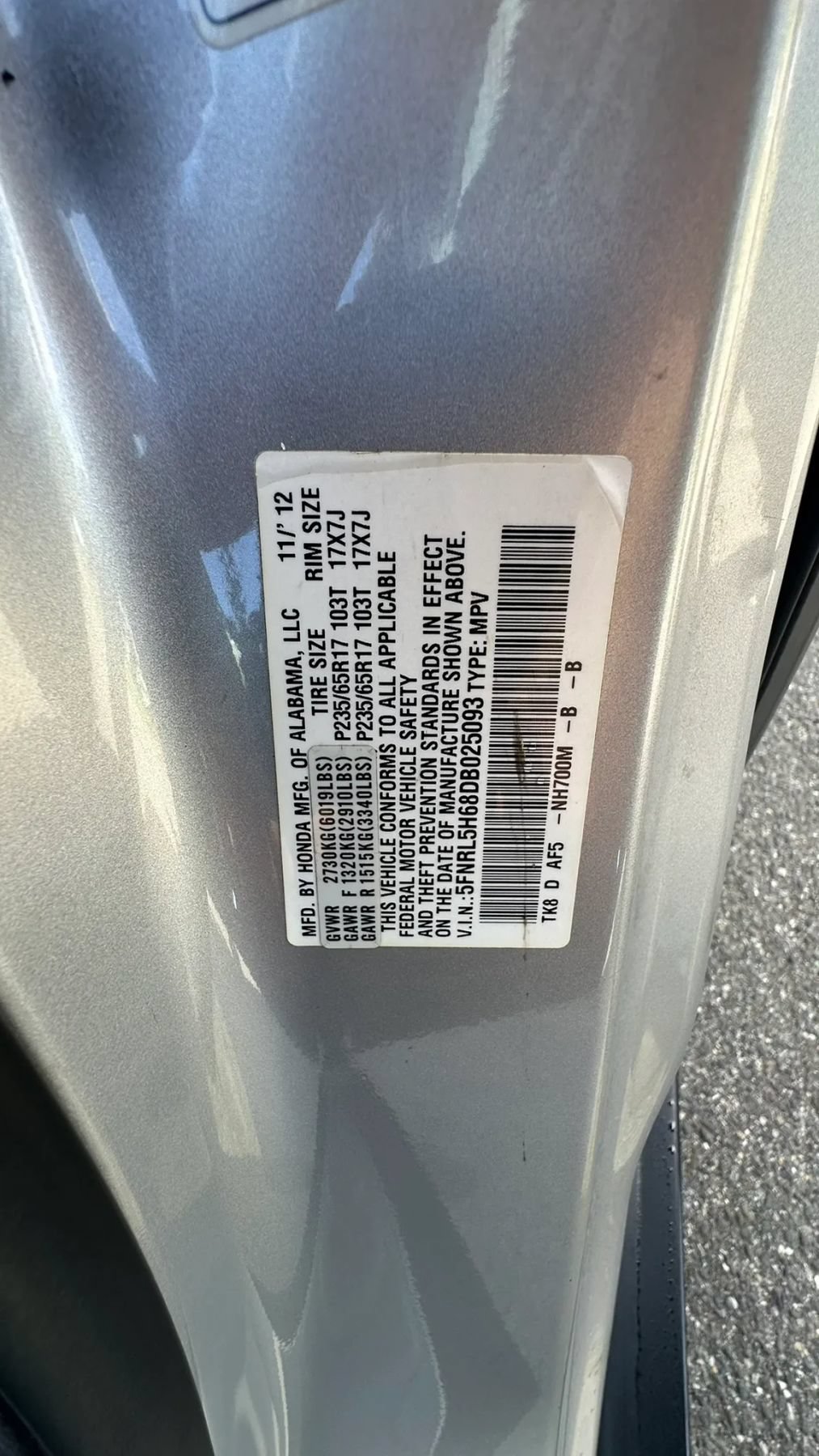 Used 2013 Honda Odyssey EX-L image 13