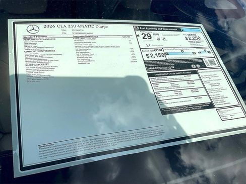 New 2026 Mercedes-Benz CLA 250 4MATIC image 12