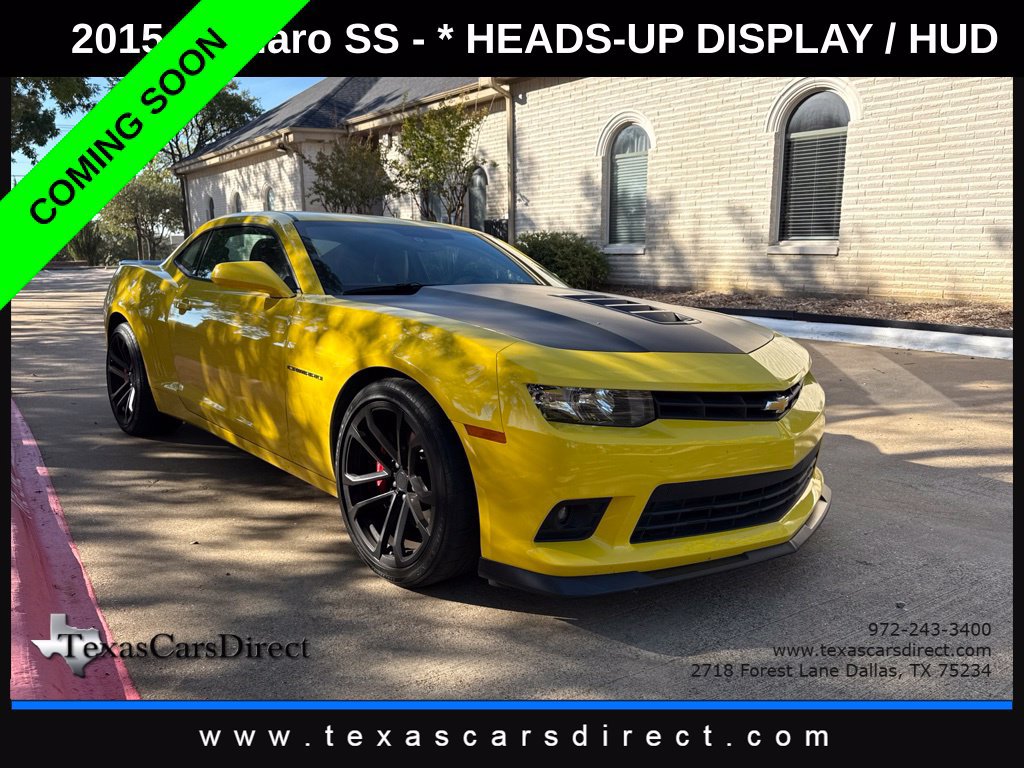 Used 2015 Chevrolet Camaro SS w/ SS Performance Package RWD image 3