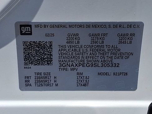 Used 2025 Chevrolet Equinox LT AWD/4WD image 27