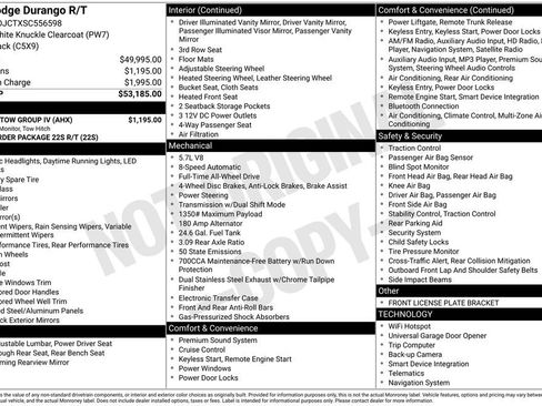New 2025 Dodge Durango R/T w/ Trailer Tow Group IV image 6