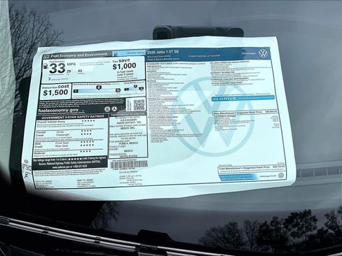 New 2026 Volkswagen Jetta SE image 33