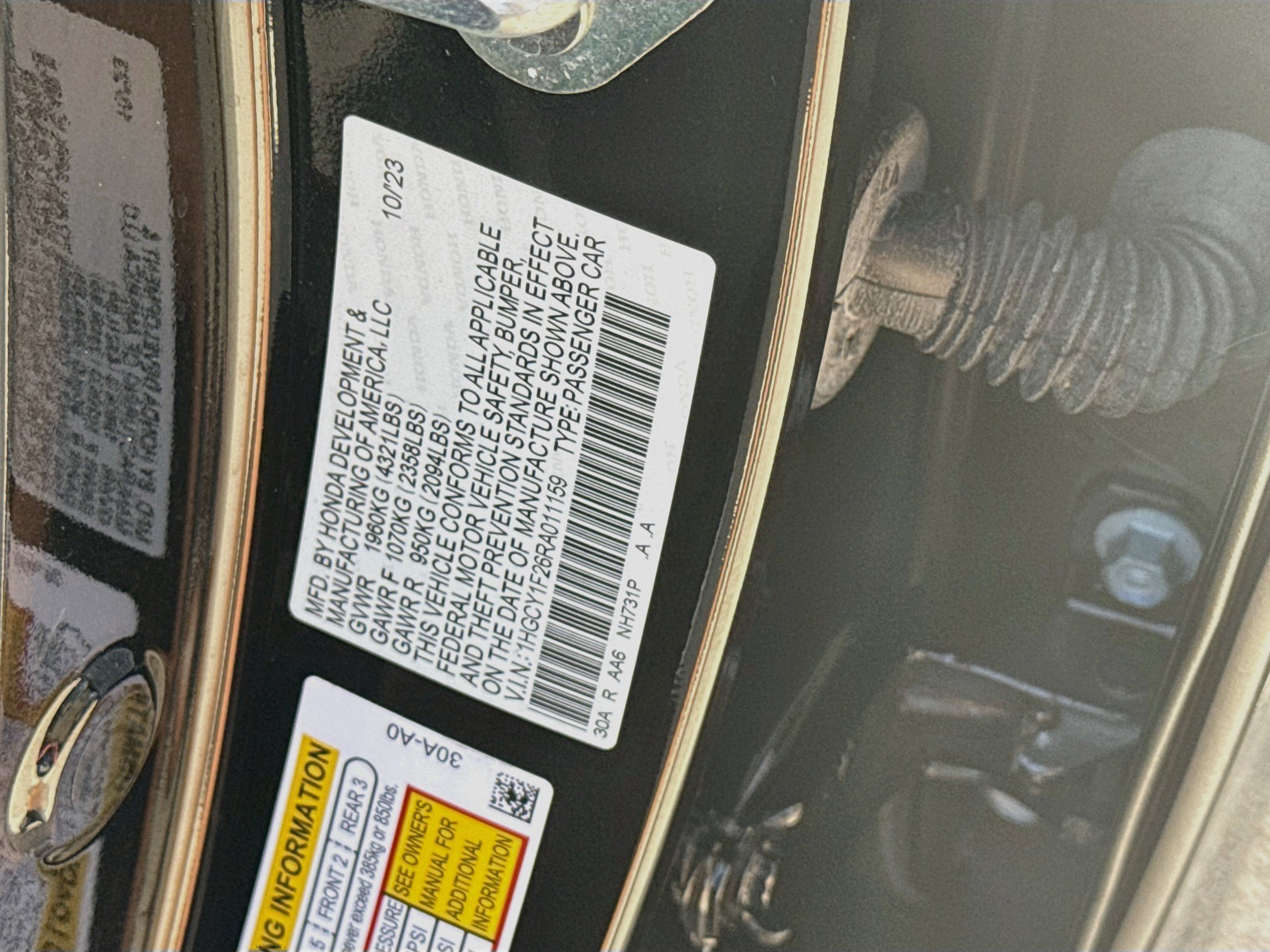 Certified 2024 Honda Accord LX image 36