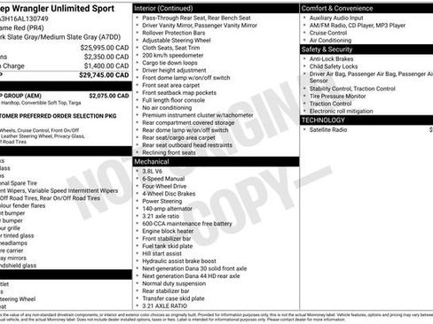 Used 2010 Jeep Wrangler Unlimited Sport w/ Dual Top Group image 34