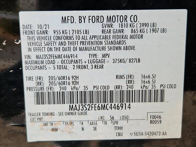 Used 2021 Ford EcoSport S FWD image 24