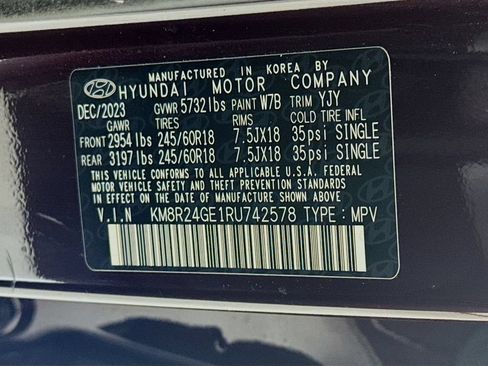Used 2024 Hyundai Palisade SEL FWD image 35