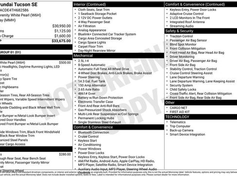 New 2026 Hyundai Tucson SE AWD/4WD image 6
