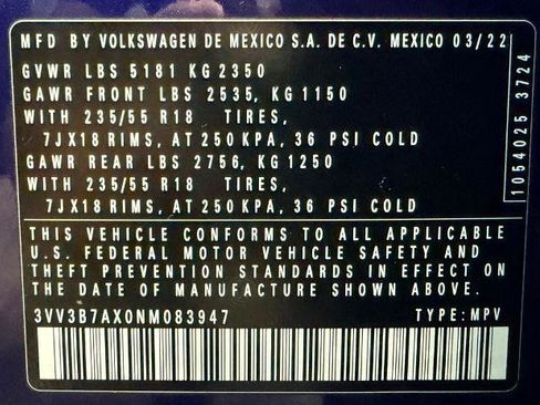 Used 2022 Volkswagen Tiguan SE FWD image 26