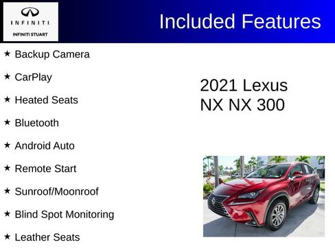 Used 2021 Lexus NX 300 FWD w/ Comfort Package image 2