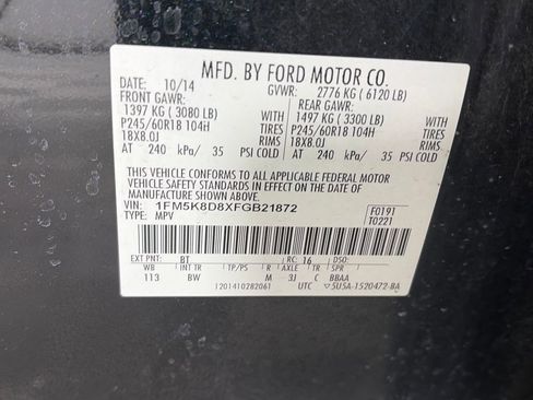 Used 2015 Ford Explorer XLT w/ Equipment Group 202A image 9