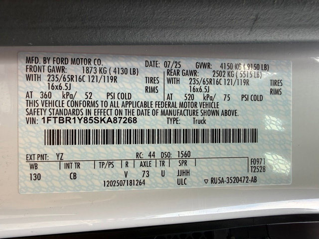 Used 2025 Ford Transit 250 Low Roof w/ Exterior Upgrade Package RWD image 22