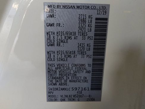 Used 2020 Nissan Pathfinder S AWD/4WD image 33