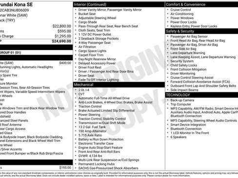 Used 2022 Hyundai Kona SE image 4