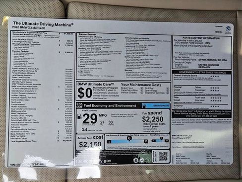 New 2026 BMW X3 xDrive30 image 20