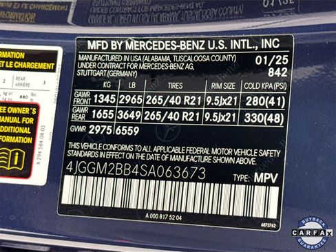 Used 2025 Mercedes-Benz EQE 350+ SUV image 33