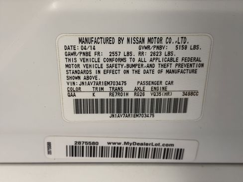 Used 2014 INFINITI Q50 Sport w/ Deluxe Technology Package AWD/4WD image 26