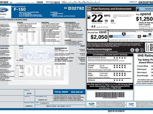 Used 2016 Ford F150 XLT w/ Equipment Group 301A Mid RWD image 21