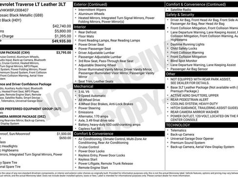 Certified 2023 Chevrolet Traverse LT w/ LT Premium Package image 11