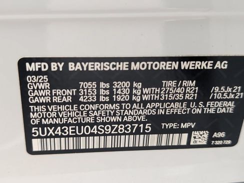 Used 2025 BMW X5 xDrive50e w/ M Sport Package AWD/4WD image 30