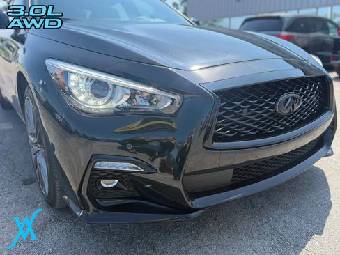 Used 2023 INFINITI Q50 Red Sport 400 w/ Black Opal Edition AWD/4WD image 10