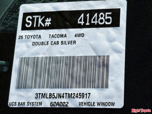 New 2026 Toyota Tacoma SR5 AWD/4WD image 26