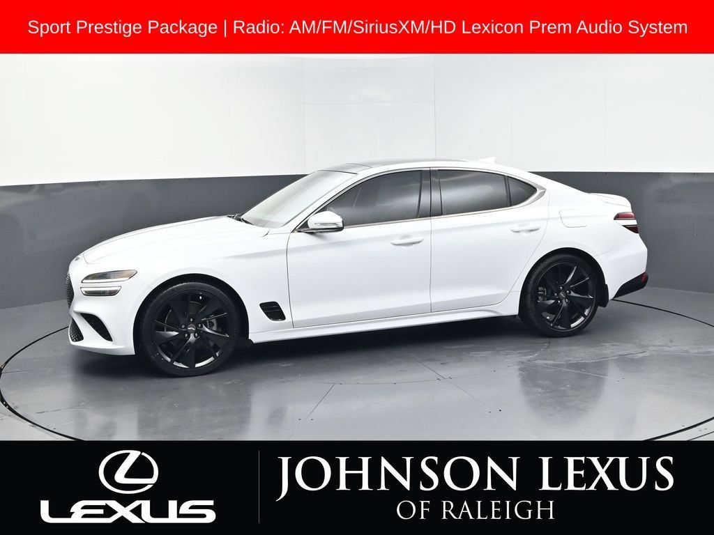 Used 2023 Genesis G70 2.0T w/ Sport Prestige Package RWD image 2