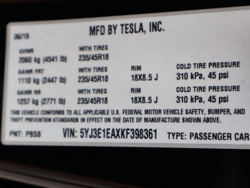 Used 2019 Tesla Model 3 Standard Range Plus RWD image 26