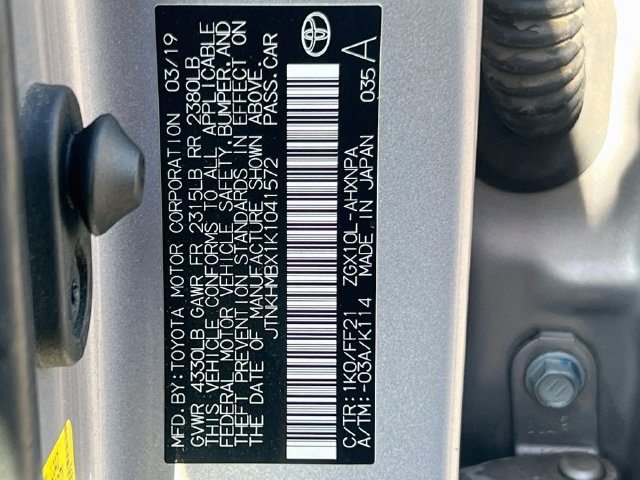 Used 2019 Toyota C-HR XLE FWD image 10