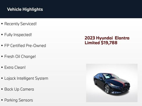 Used 2023 Hyundai Elantra Limited FWD image 2