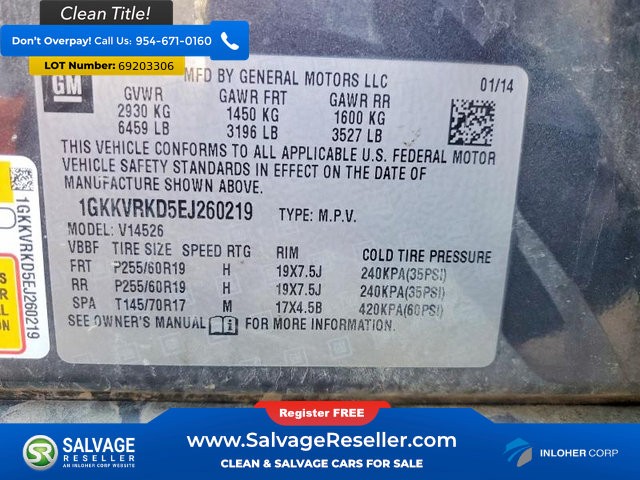 Used 2014 GMC Acadia SLT AWD/4WD image 17