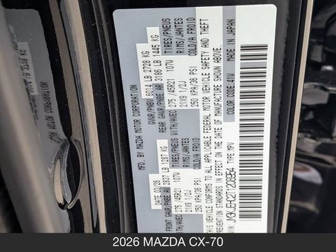 New 2026 MAZDA CX-70 3.3 Turbo S w/ Premium Plus AWD/4WD image 32