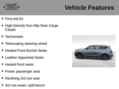 Used 2021 INFINITI QX80 Premium Select w/ Cargo Package AWD/4WD image 10