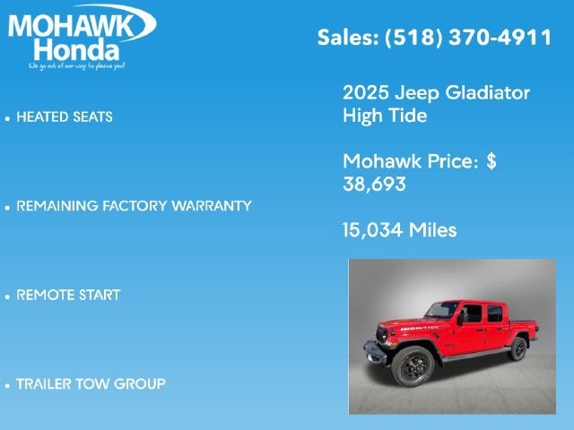 Used 2025 Jeep Gladiator Sport AWD/4WD image 4