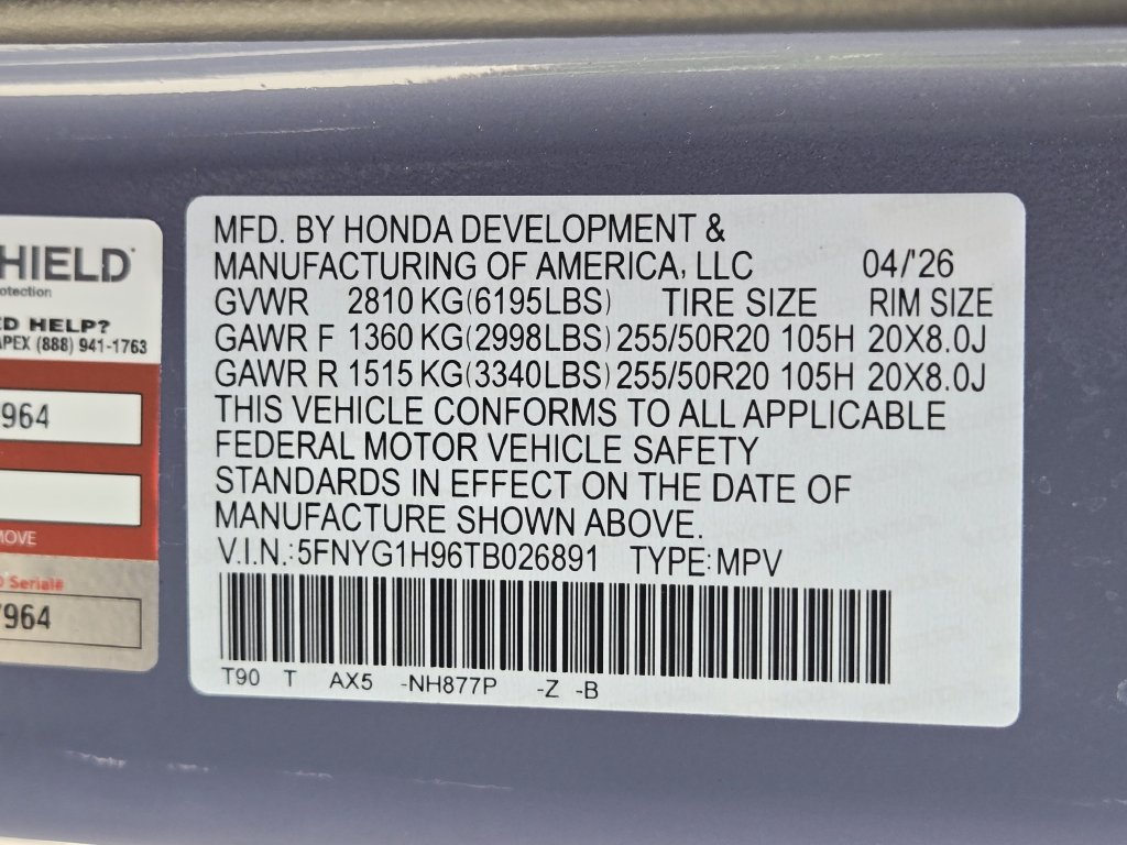 Certified 2026 Honda Pilot Black Edition image 34