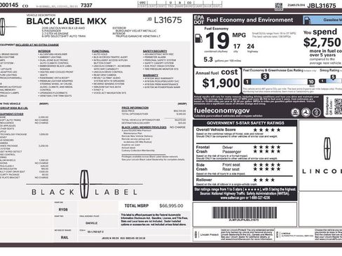 Used 2018 Lincoln MKX Black Label w/ Driver Assistance Package image 4