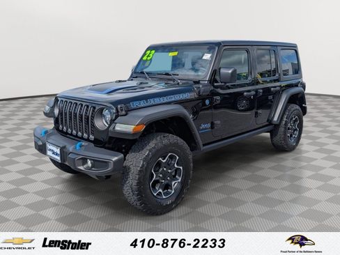 Used 2023 Jeep Wrangler Unlimited Rubicon 4xe w/ Cold Weather Group AWD/4WD image 1