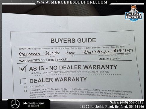 Used 2020 Mercedes-Benz GLS 580 4MATIC image 35