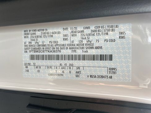 New 2026 Ford Transit 350 148 Medium Roof AWD image 43