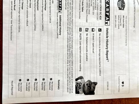 Used 2002 Lexus SC 430 Convertible image 25