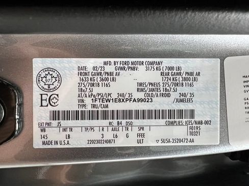 Used 2023 Ford F150 Tremor w/ 360 Degree Camera Package AWD/4WD image 56