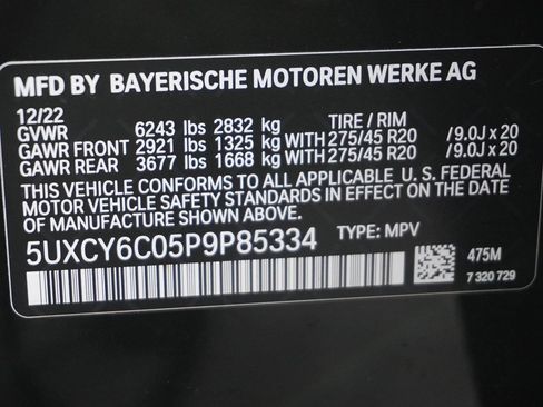 Used 2023 BMW X6 xDrive40i w/ M Sport Package image 72