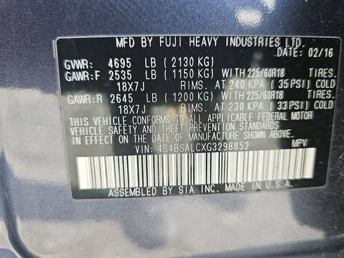 Used 2016 Subaru Outback 2.5i Limited image 42