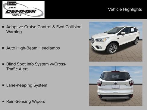 Used 2018 Ford Escape Titanium w/ Ford Safe & Smart Package image 25