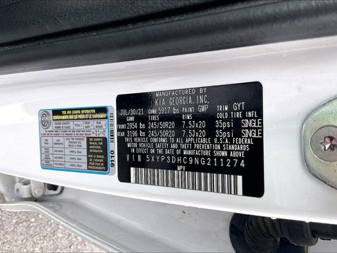 Used 2022 Kia Telluride EX w/ EX Premium Package AWD/4WD image 21