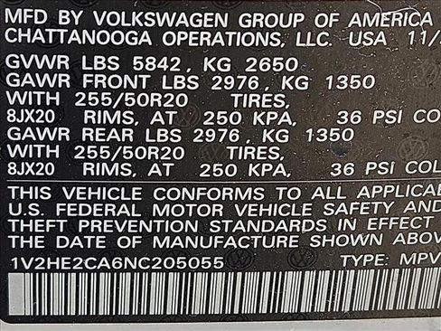 Used 2022 Volkswagen Atlas Cross Sport SE AWD/4WD image 21