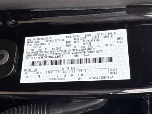 Certified 2024 Ford F150 XLT w/ Equipment Group 302A MID image 36