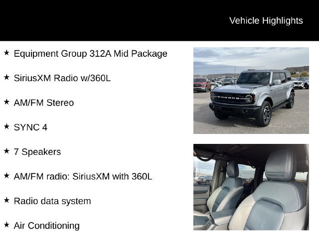 Used 2023 Ford Bronco Outer Banks AWD/4WD image 8