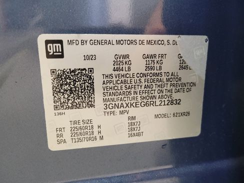 Used 2024 Chevrolet Equinox LT w/ LPO, Floor Liner Package image 33