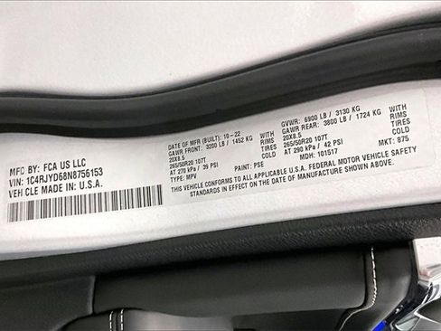 Used 2022 Jeep Grand Cherokee Overland image 36