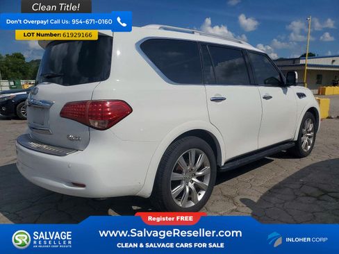 Used 2012 INFINITI QX56 4WD w/ Deluxe Touring Pkg image 4